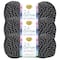 3 Pack Lion Brand® 24/7 Cotton® DK Sparkle & Prints Yarn
